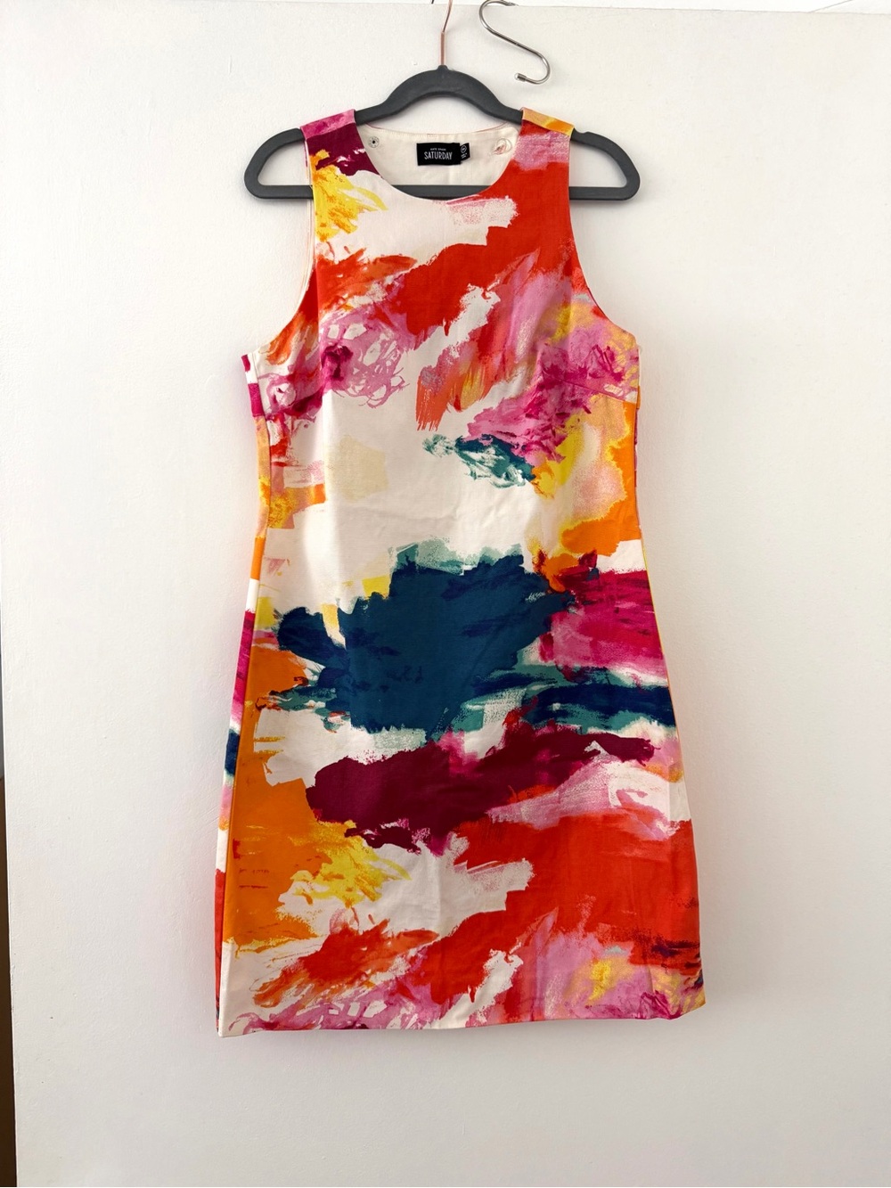 Kate Spade Saturday Colorful Abstract Print Sleeveless Shift Dress